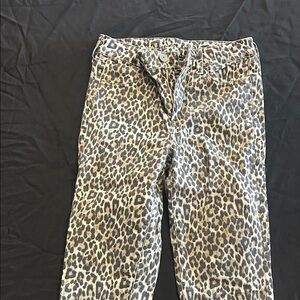 American Eagle Outfitters Leopard Print Skinny Jeans